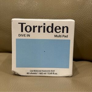 NEW in box - TORRIDEN Dive In Multi Pad w/ Hyaluronic Acid - 80 sheets